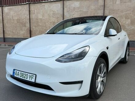Белый Тесла Model Y, объемом двигателя 0 л и пробегом 18 тыс. км за 28700 $, фото 1 на Automoto.ua