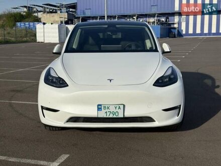 Тесла Model Y 2024 в Ровно на Automoto.ua Белый Тесла Model Y, объемом двигателя 0 л и пробегом 8 тыс. км за 34999 $, фото 1 на Automoto.ua