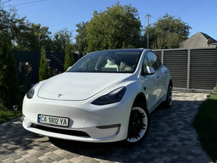 Білий Тесла Model Y, об'ємом двигуна 0 л та пробігом 8 тис. км за 35000 $, фото 1 на Automoto.ua