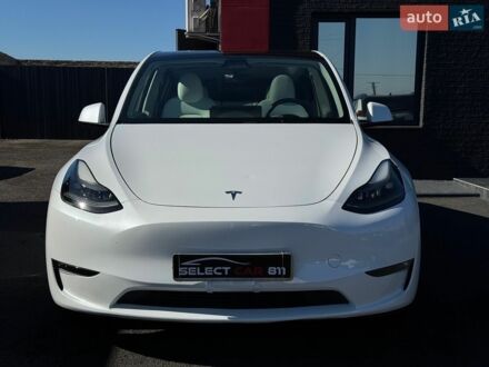Белый Тесла Model Y, объемом двигателя 0 л и пробегом 55 тыс. км за 29000 $, фото 1 на Automoto.ua