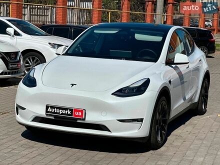 Білий Тесла Model Y, об'ємом двигуна 0 л та пробігом 102 тис. км за 27990 $, фото 1 на Automoto.ua