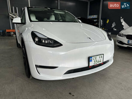 Тесла Model Y 2024 в Киеве на Automoto.ua Белый Тесла Model Y, объемом двигателя 0 л и пробегом 22 тыс. км за 34500 $, фото 1 на Automoto.ua