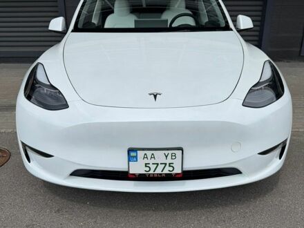 Білий Тесла Model Y, об'ємом двигуна 0 л та пробігом 55 тис. км за 33300 $, фото 1 на Automoto.ua