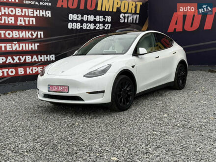 Белый Тесла Model Y, объемом двигателя 0 л и пробегом 23 тыс. км за 26500 $, фото 1 на Automoto.ua
