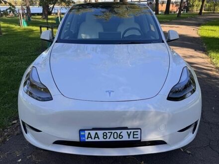 Білий Тесла Model Y, об'ємом двигуна 0 л та пробігом 27 тис. км за 32400 $, фото 1 на Automoto.ua