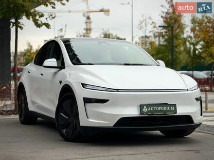 Білий Тесла Model Y, об'ємом двигуна 0 л та пробігом 2 тис. км за 56000 $, фото 1 на Automoto.ua