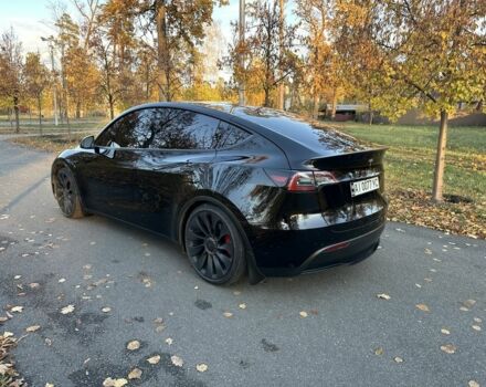 Черный Тесла Model Y, объемом двигателя 0 л и пробегом 46 тыс. км за 28000 $, фото 4 на Automoto.ua