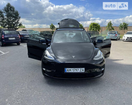 Черный Тесла Model Y, объемом двигателя 0 л и пробегом 45 тыс. км за 30900 $, фото 23 на Automoto.ua