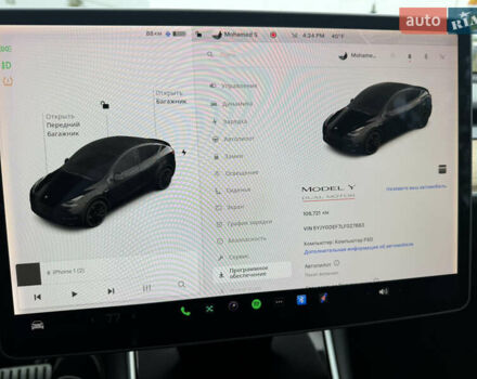 Черный Тесла Model Y, объемом двигателя 0 л и пробегом 107 тыс. км за 21000 $, фото 12 на Automoto.ua