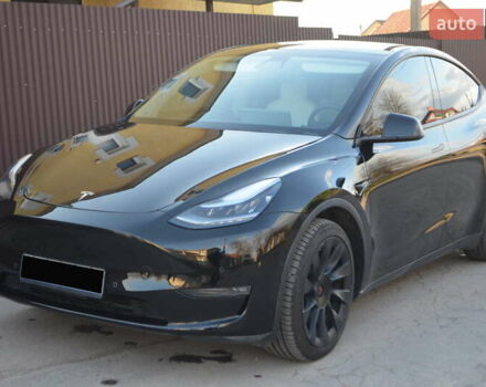 Черный Тесла Model Y, объемом двигателя 0 л и пробегом 77 тыс. км за 21900 $, фото 1 на Automoto.ua