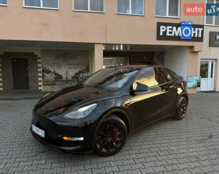 Черный Тесла Model Y, объемом двигателя 0 л и пробегом 149 тыс. км за 20600 $, фото 1 на Automoto.ua