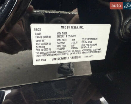 Черный Тесла Model Y, объемом двигателя 0 л и пробегом 107 тыс. км за 21000 $, фото 14 на Automoto.ua