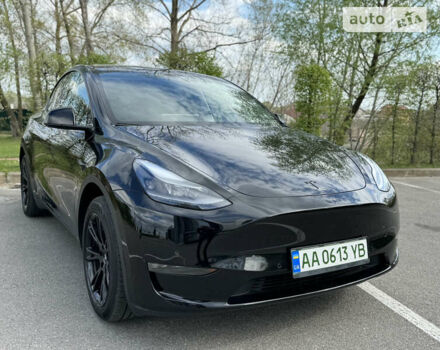 Черный Тесла Model Y, объемом двигателя 0 л и пробегом 27 тыс. км за 26900 $, фото 13 на Automoto.ua