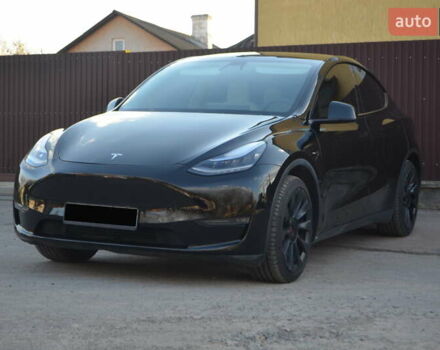 Черный Тесла Model Y, объемом двигателя 0 л и пробегом 77 тыс. км за 21900 $, фото 5 на Automoto.ua