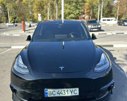 Тесла Model Y 2020 в Днепре (Днепропетровске) на Automoto.ua Черный Тесла Model Y, объемом двигателя 0 л и пробегом 81 тыс. км за 23800 $, фото 1 на Automoto.ua