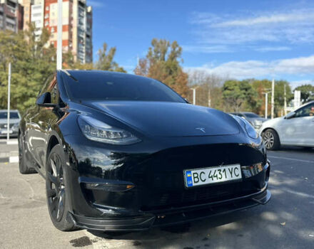 Тесла Model Y 2020 в Днепре (Днепропетровске) на Automoto.ua Черный Тесла Model Y, объемом двигателя 0 л и пробегом 81 тыс. км за 23800 $, фото 5 на Automoto.ua