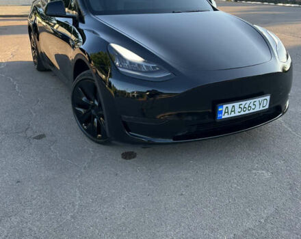 Черный Тесла Model Y, объемом двигателя 0 л и пробегом 83 тыс. км за 25000 $, фото 1 на Automoto.ua