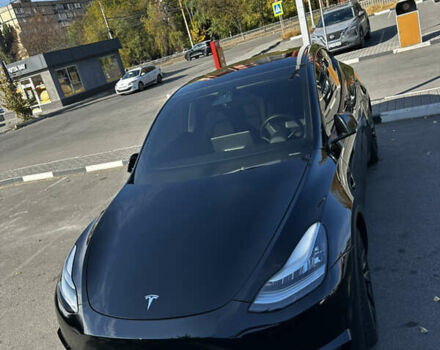 Тесла Model Y 2020 в Днепре (Днепропетровске) на Automoto.ua Черный Тесла Model Y, объемом двигателя 0 л и пробегом 81 тыс. км за 23800 $, фото 9 на Automoto.ua