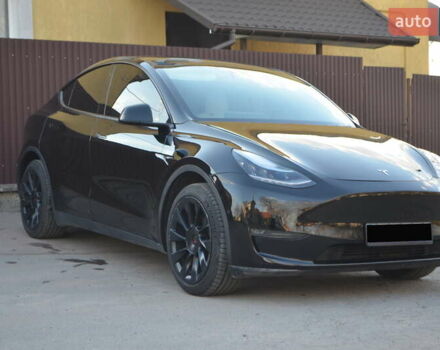 Черный Тесла Model Y, объемом двигателя 0 л и пробегом 77 тыс. км за 21900 $, фото 7 на Automoto.ua