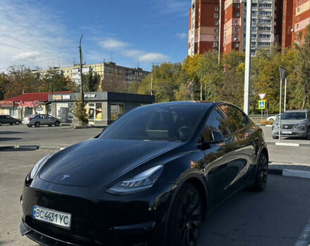 Тесла Model Y 2020 в Днепре (Днепропетровске) на Automoto.ua Черный Тесла Model Y, объемом двигателя 0 л и пробегом 81 тыс. км за 23800 $, фото 8 на Automoto.ua
