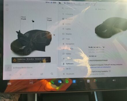Черный Тесла Model Y, объемом двигателя 0 л и пробегом 103 тыс. км за 11300 $, фото 8 на Automoto.ua