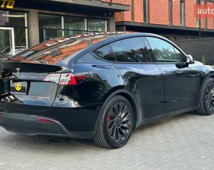 Черный Тесла Model Y, объемом двигателя 0 л и пробегом 84 тыс. км за 27500 $, фото 5 на Automoto.ua