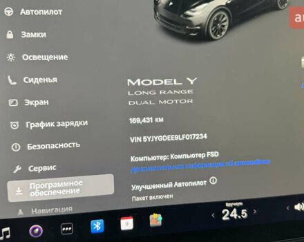 Черный Тесла Model Y, объемом двигателя 0 л и пробегом 169 тыс. км за 21900 $, фото 32 на Automoto.ua