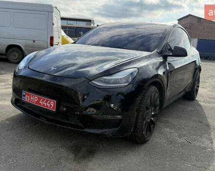 Черный Тесла Model Y, объемом двигателя 0 л и пробегом 55 тыс. км за 18200 $, фото 2 на Automoto.ua