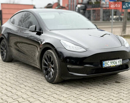 Черный Тесла Model Y, объемом двигателя 0 л и пробегом 55 тыс. км за 26300 $, фото 5 на Automoto.ua