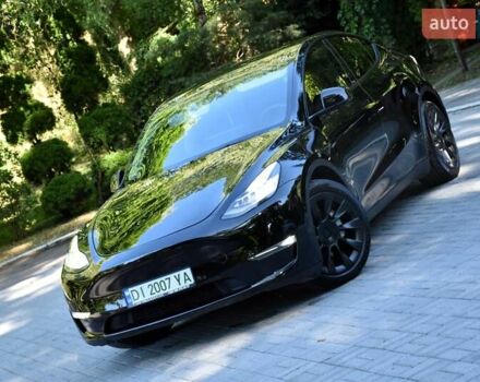 Черный Тесла Model Y, объемом двигателя 0 л и пробегом 82 тыс. км за 24950 $, фото 4 на Automoto.ua