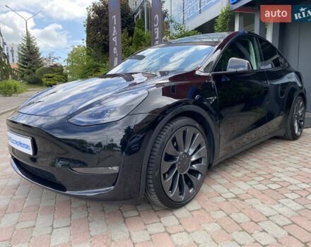 Черный Тесла Model Y, объемом двигателя 0 л и пробегом 74 тыс. км за 27699 $, фото 2 на Automoto.ua