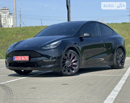 Черный Тесла Model Y, объемом двигателя 0 л и пробегом 26 тыс. км за 30900 $, фото 3 на Automoto.ua