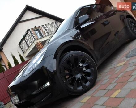 Черный Тесла Model Y, объемом двигателя 0 л и пробегом 73 тыс. км за 25950 $, фото 16 на Automoto.ua