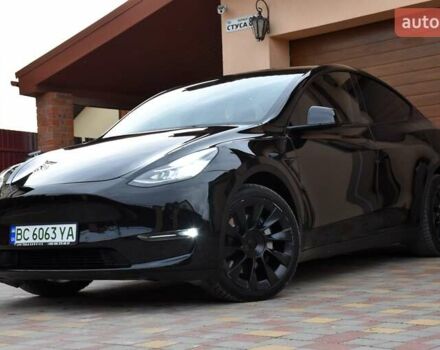 Черный Тесла Model Y, объемом двигателя 0 л и пробегом 73 тыс. км за 25950 $, фото 5 на Automoto.ua