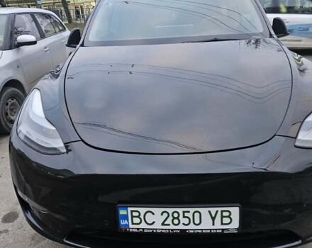 Черный Тесла Model Y, объемом двигателя 0 л и пробегом 45 тыс. км за 27777 $, фото 9 на Automoto.ua