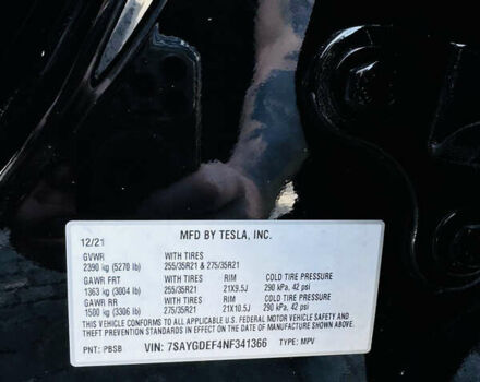 Чорний Тесла Model Y, об'ємом двигуна 0 л та пробігом 58 тис. км за 25000 $, фото 15 на Automoto.ua
