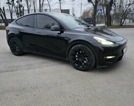 Черный Тесла Model Y, объемом двигателя 0 л и пробегом 45 тыс. км за 27777 $, фото 2 на Automoto.ua