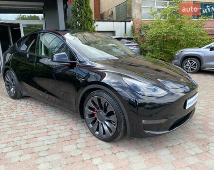 Черный Тесла Model Y, объемом двигателя 0 л и пробегом 74 тыс. км за 27699 $, фото 13 на Automoto.ua