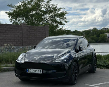 Чорний Тесла Model Y, об'ємом двигуна 0 л та пробігом 47 тис. км за 28000 $, фото 1 на Automoto.ua