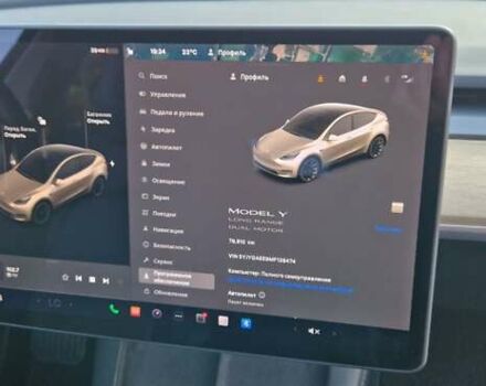 Черный Тесла Model Y, объемом двигателя 0 л и пробегом 79 тыс. км за 27700 $, фото 21 на Automoto.ua