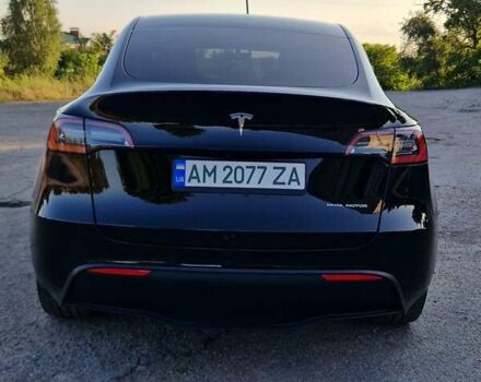 Черный Тесла Model Y, объемом двигателя 0 л и пробегом 79 тыс. км за 27700 $, фото 4 на Automoto.ua