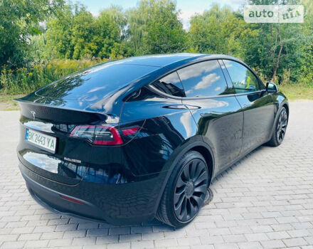 Черный Тесла Model Y, объемом двигателя 0 л и пробегом 56 тыс. км за 29999 $, фото 5 на Automoto.ua