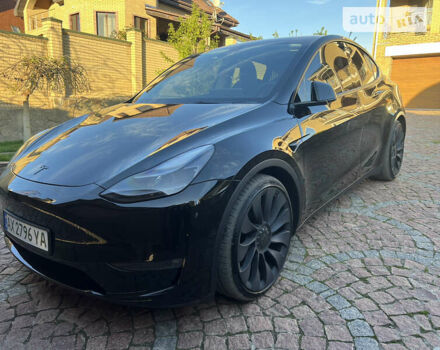 Черный Тесла Model Y, объемом двигателя 0 л и пробегом 26 тыс. км за 39000 $, фото 2 на Automoto.ua