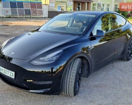 Черный Тесла Model Y, объемом двигателя 0 л и пробегом 79 тыс. км за 27700 $, фото 6 на Automoto.ua