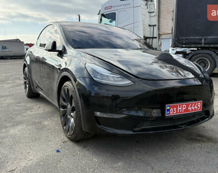 Черный Тесла Model Y, объемом двигателя 0 л и пробегом 55 тыс. км за 18200 $, фото 1 на Automoto.ua