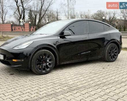 Черный Тесла Model Y, объемом двигателя 0 л и пробегом 55 тыс. км за 26300 $, фото 6 на Automoto.ua