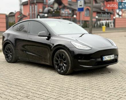 Черный Тесла Model Y, объемом двигателя 0 л и пробегом 55 тыс. км за 26300 $, фото 3 на Automoto.ua