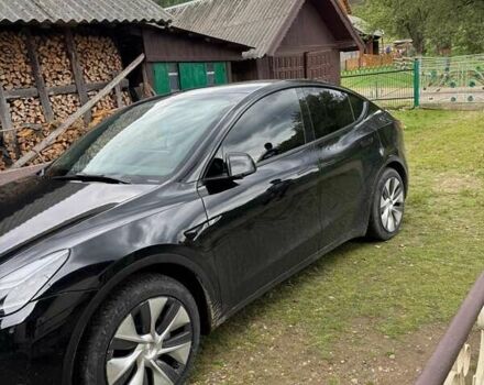 Черный Тесла Model Y, объемом двигателя 0 л и пробегом 78 тыс. км за 27500 $, фото 1 на Automoto.ua