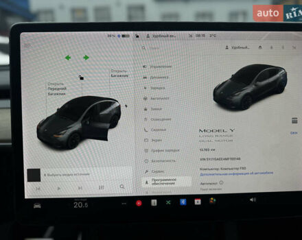 Чорний Тесла Model Y, об'ємом двигуна 0 л та пробігом 13 тис. км за 24500 $, фото 26 на Automoto.ua