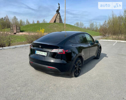 Черный Тесла Model Y, объемом двигателя 0 л и пробегом 55 тыс. км за 32900 $, фото 17 на Automoto.ua